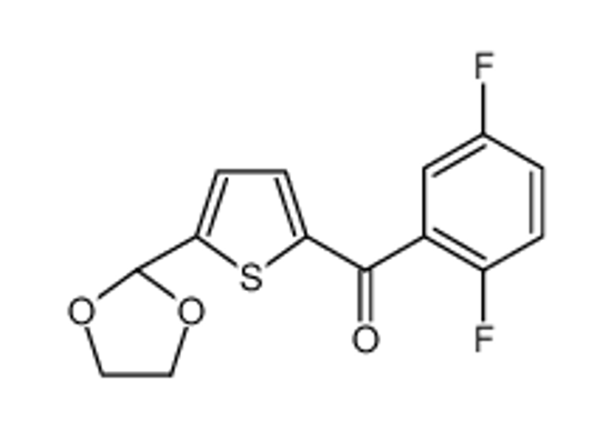Picture of (2,5-difluorophenyl)-[5-(1,3-dioxolan-2-yl)thiophen-2-yl]methanone