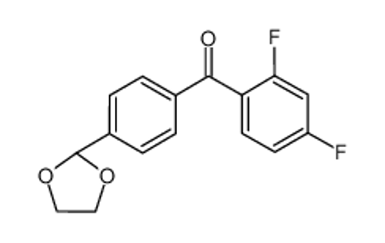 Imagem de (2,4-difluorophenyl)-[4-(1,3-dioxolan-2-yl)phenyl]methanone