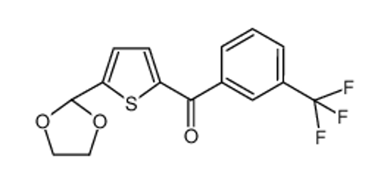 Изображение [5-(1,3-dioxolan-2-yl)thiophen-2-yl]-[3-(trifluoromethyl)phenyl]methanone