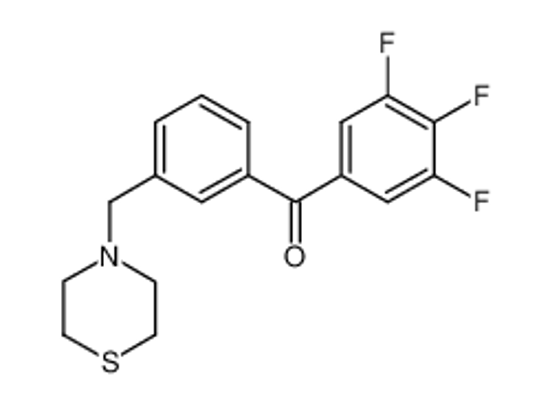 Picture of [3-(thiomorpholin-4-ylmethyl)phenyl]-(3,4,5-trifluorophenyl)methanone
