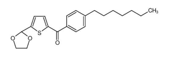 Picture of [5-(1,3-dioxolan-2-yl)thiophen-2-yl]-(4-heptylphenyl)methanone