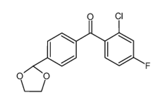 Picture of (2-chloro-4-fluorophenyl)-[4-(1,3-dioxolan-2-yl)phenyl]methanone