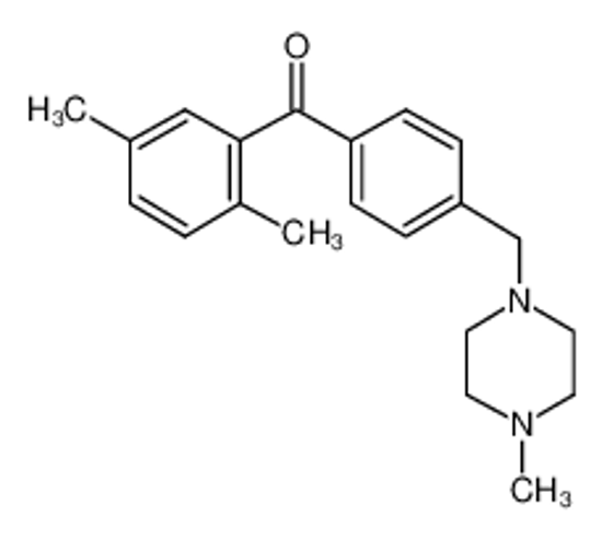 Изображение (2,5-dimethylphenyl)-[4-[(4-methylpiperazin-1-yl)methyl]phenyl]methanone