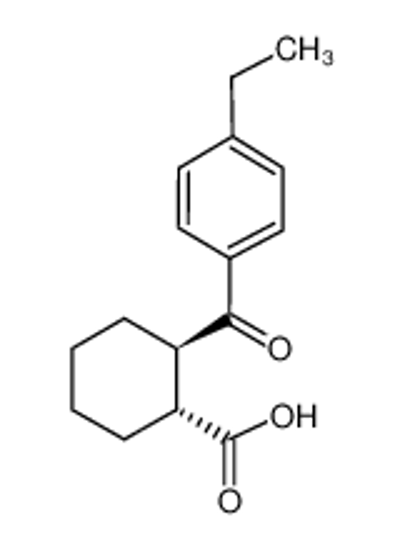 Picture of (1R,2R)-2-(4-ethylbenzoyl)cyclohexane-1-carboxylic acid