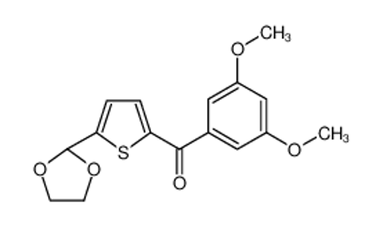 Picture of (3,5-dimethoxyphenyl)-[5-(1,3-dioxolan-2-yl)thiophen-2-yl]methanone