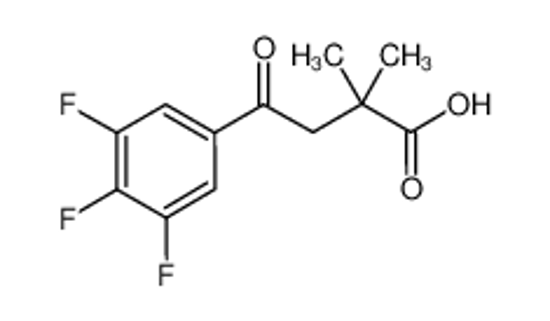 Picture of 2,2-dimethyl-4-oxo-4-(3,4,5-trifluorophenyl)butanoic acid