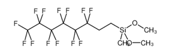 Picture of dimethoxy-methyl-(3,3,4,4,5,5,6,6,7,7,8,8,8-tridecafluorooctyl)silane