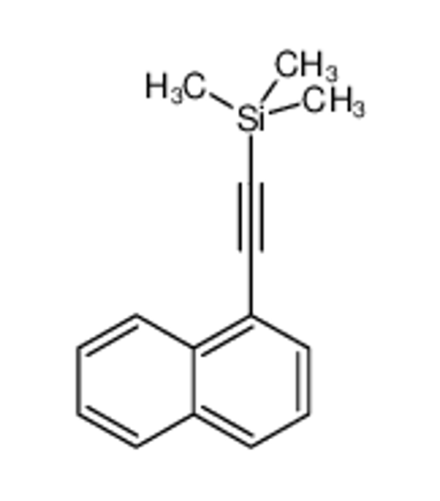Imagem de trimethyl(2-naphthalen-1-ylethynyl)silane