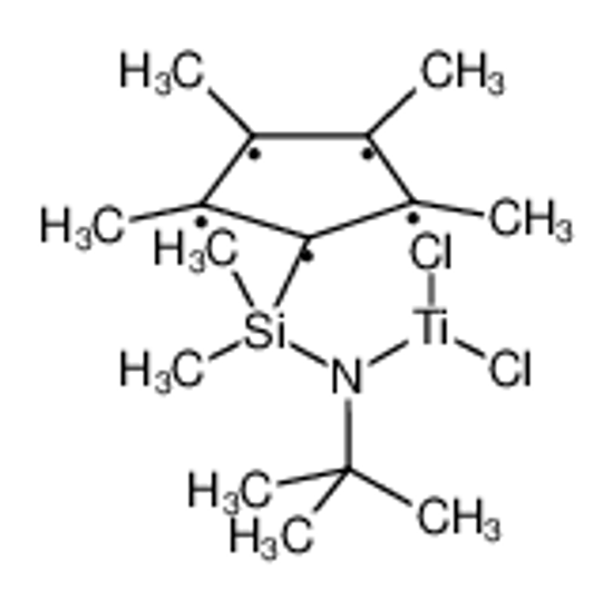 Picture of 2,3,4,5-TETRAMETHYLCYCLOPENTADIENEDIMETHYLSILYL-TERT-BUTYLAMIDO TITANIUM DICHLORIDE