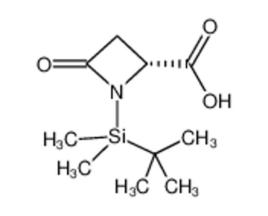 Picture of (2R)-1-[tert-butyl(dimethyl)silyl]-4-oxoazetidine-2-carboxylic acid
