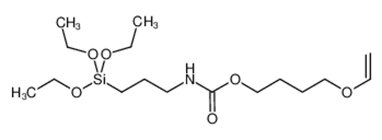 Picture of 4-ethenoxybutyl N-(3-triethoxysilylpropyl)carbamate