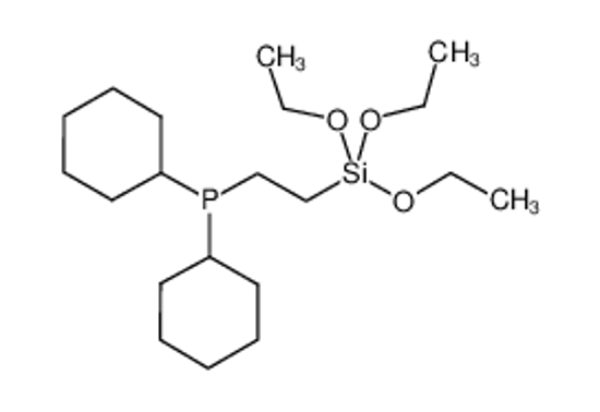 Picture of dicyclohexyl(2-triethoxysilylethyl)phosphane