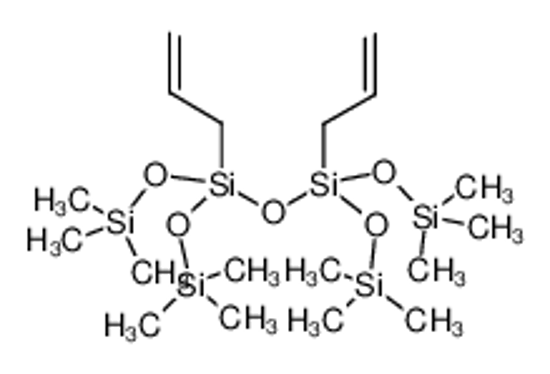 Picture of trimethyl-[prop-2-enyl-[prop-2-enyl-bis(trimethylsilyloxy)silyl]oxy-trimethylsilyloxysilyl]oxysilane