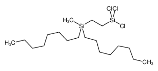 Picture of (DI-N-OCTYLMETHYLSILYL)ETHYLTRICHLOROSILANE