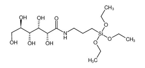 Picture of (2R,3S,4R,5R)-2,3,4,5,6-pentahydroxy-N-(3-triethoxysilylpropyl)hexanamide