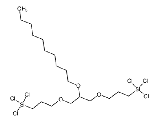 Picture of trichloro-[3-[2-decoxy-3-(3-trichlorosilylpropoxy)propoxy]propyl]silane