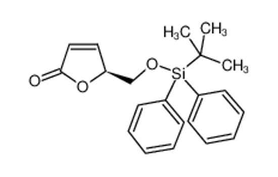 Picture of 2(5H)-FURANONE, 5-[[[(1,1-DIMETHYLETHYL)DIPHENYLSILYL]OXY]METHYL]-, (5S)- (9CI)