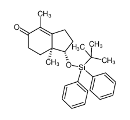 Picture of 5H-INDEN-5-ONE, 1-[[(1,1-DIMETHYLETHYL)DIPHENYLSILYL]OXY]-1,2,3,6,7,7A-HEXAHYDRO-4,7A-DIMETHYL-, (1S,7AS)- (9CI)