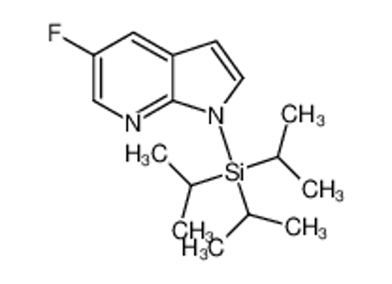 Picture of (5-fluoropyrrolo[2,3-b]pyridin-1-yl)-tri(propan-2-yl)silane