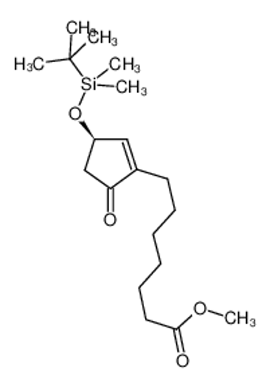 Picture of methyl 7-[(3R)-3-[tert-butyl(dimethyl)silyl]oxy-5-oxocyclopenten-1-yl]heptanoate