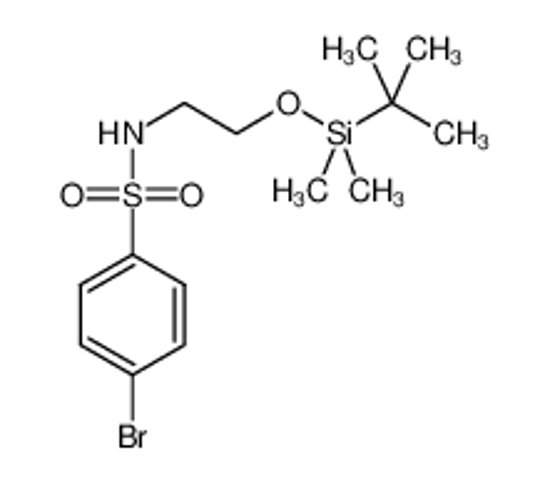 Picture of 4-bromo-N-[2-[tert-butyl(dimethyl)silyl]oxyethyl]benzenesulfonamide