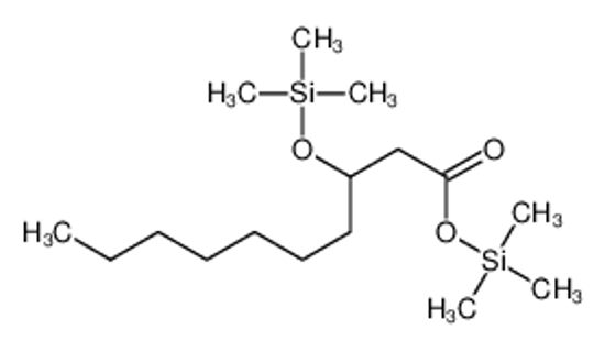 Picture of trimethylsilyl 3-trimethylsilyloxydecanoate