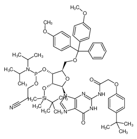 Изображение DMT-2′O-TBDMS-rG(tac) Phosphoramidite