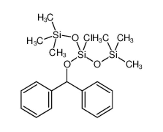 Picture of benzhydryloxy-chloro-bis(trimethylsilyloxy)silane