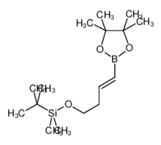 Picture of tert-butyl-dimethyl-[(E)-4-(4,4,5,5-tetramethyl-1,3,2-dioxaborolan-2-yl)but-3-enoxy]silane