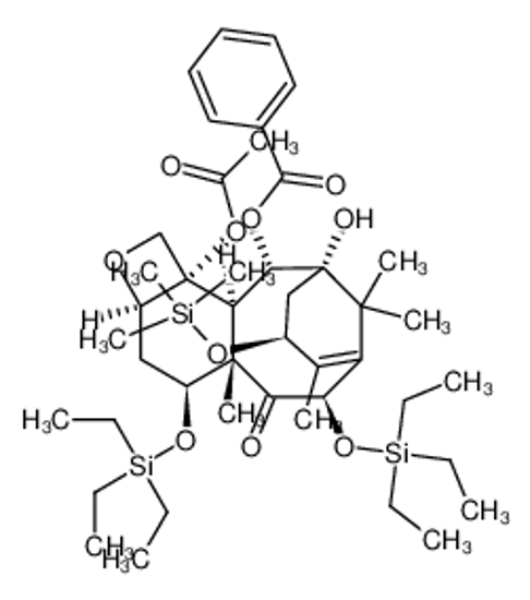 Picture of 13-O-trimethylsilyl-7,10-bis-O-triethylsilyl-10-deacetyl baccatin III