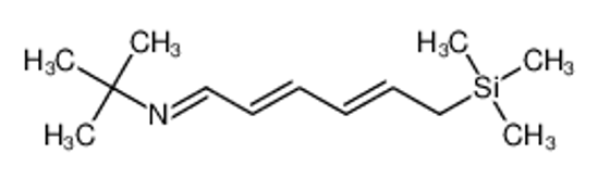 Picture of 6-Trimethylsilyl-N-tert-butyl-2,4-hexadienaldimine