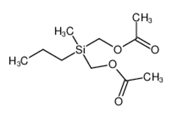 Picture of (acetyloxymethyl-methyl-propylsilyl)methyl acetate