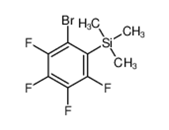 Picture of (2-bromo-3,4,5,6-tetrafluorophenyl)-trimethylsilane