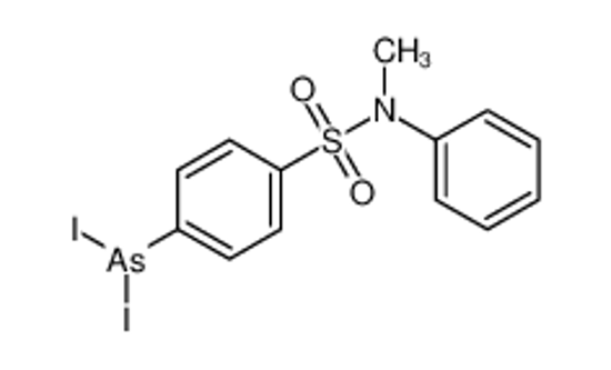 Picture of 4-diiodoarsino-benzenesulfonic acid-(N-methyl-anilide)