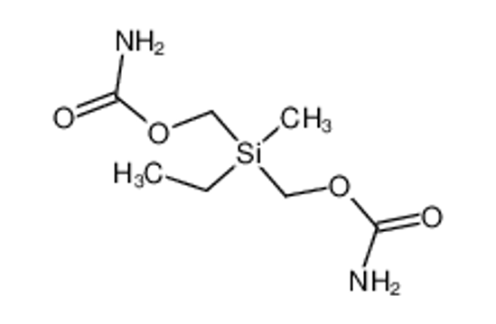 Picture of (carbamoyloxymethyl-ethyl-methylsilyl)methyl carbamate