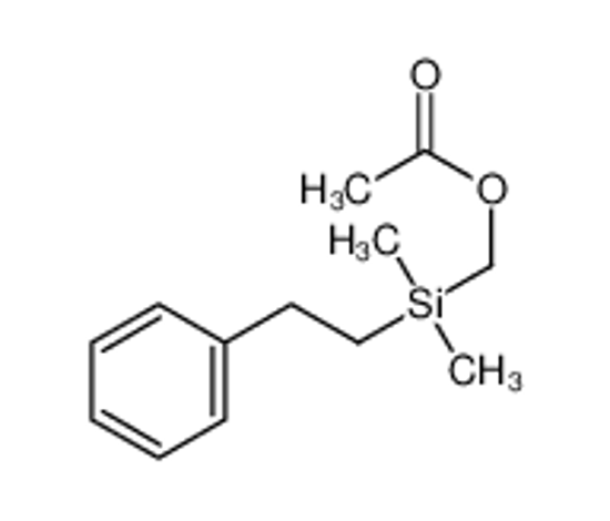 Picture of [dimethyl(2-phenylethyl)silyl]methyl acetate