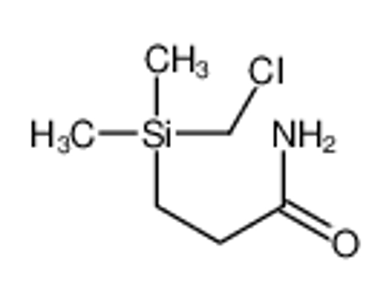 Picture of 3-[chloromethyl(dimethyl)silyl]propanamide