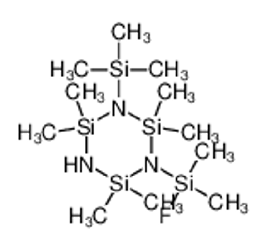Picture of fluoro-(2,2,4,4,6,6-hexamethyl-3-trimethylsilyl-1,3,5,2,4,6-triazatrisilinan-1-yl)-dimethylsilane