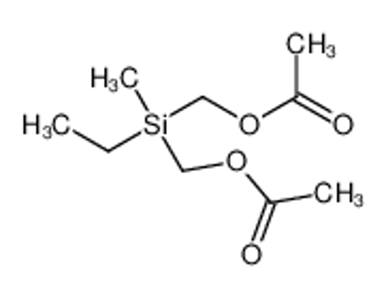 Picture of (acetyloxymethyl-ethyl-methylsilyl)methyl acetate