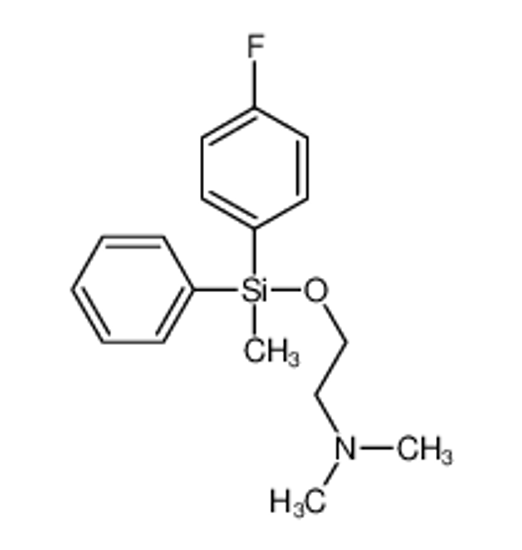 Picture of 2-[(4-fluorophenyl)-methyl-phenylsilyl]oxy-N,N-dimethylethanamine