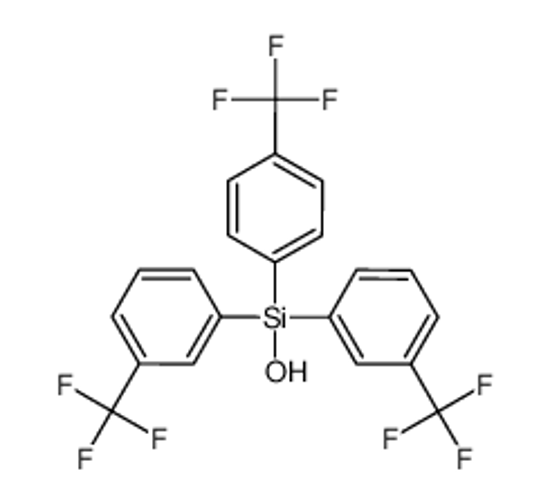 Picture of hydroxy-bis[3-(trifluoromethyl)phenyl]-[4-(trifluoromethyl)phenyl]silane