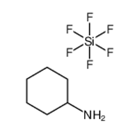 Picture of cyclohexanamine compound with hexafluoro-l<sup>6</sup>-silane (1:1)