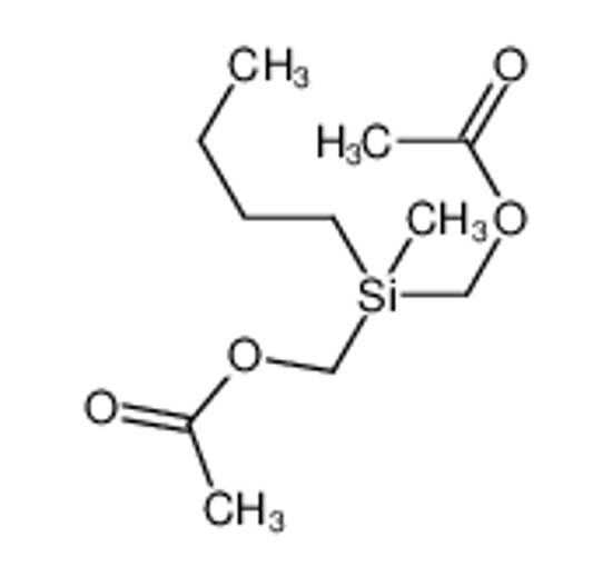 Picture of (acetyloxymethyl-butyl-methylsilyl)methyl acetate