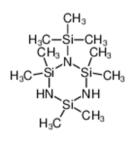 Picture of (2,2,4,4,6,6-hexamethyl-1,3,5,2,4,6-triazatrisilinan-1-yl)-trimethylsilane