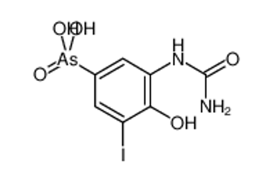 Picture of [3-(carbamoylamino)-4-hydroxy-5-iodophenyl]arsonic acid