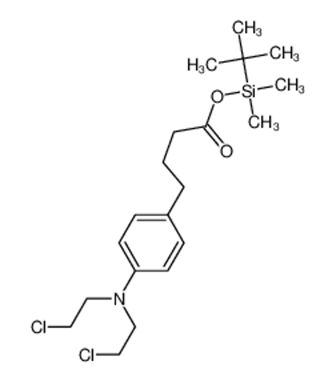 Picture of [tert-butyl(dimethyl)silyl] 4-[4-[bis(2-chloroethyl)amino]phenyl]butanoate