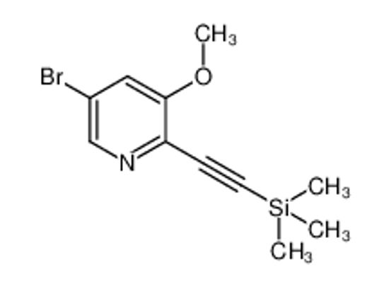 Picture of 2-(5-bromo-3-methoxypyridin-2-yl)ethynyl-trimethylsilane