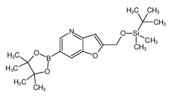 Picture of tert-butyl-dimethyl-[[6-(4,4,5,5-tetramethyl-1,3,2-dioxaborolan-2-yl)furo[3,2-b]pyridin-2-yl]methoxy]silane