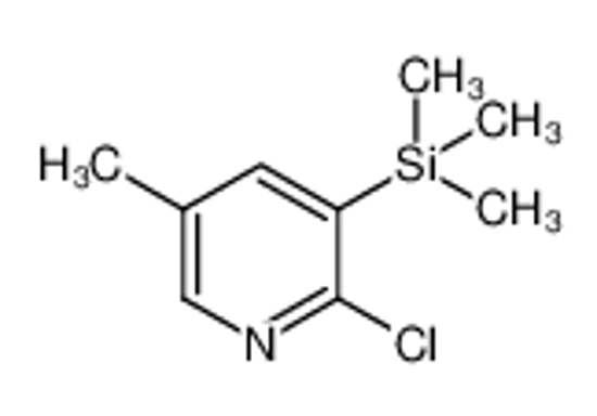Picture of (2-chloro-5-methylpyridin-3-yl)-trimethylsilane