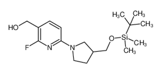 Picture of [6-[3-[[tert-butyl(dimethyl)silyl]oxymethyl]pyrrolidin-1-yl]-2-fluoropyridin-3-yl]methanol